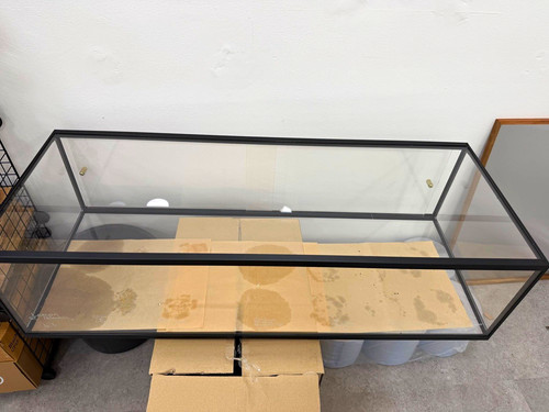 Glass countertop showcase - glass,