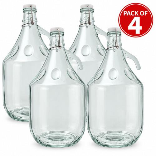 Pack glass 5l demijohns - of,