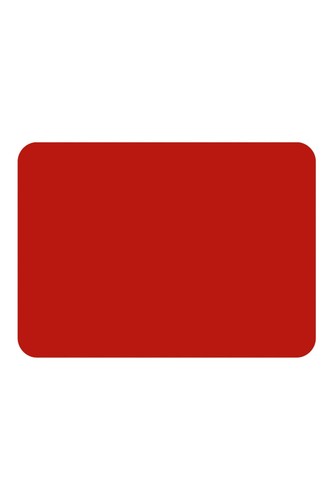 Tuft top medium red worktop - top,