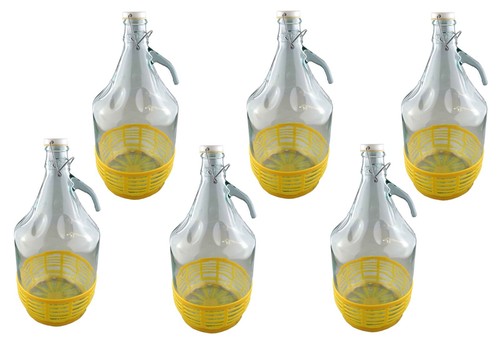 Glass demjohns carboys with - 5l,