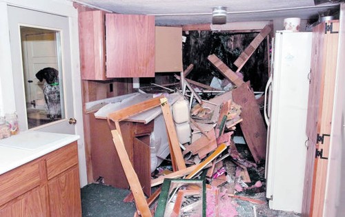Crash scene countertops glass - crash,