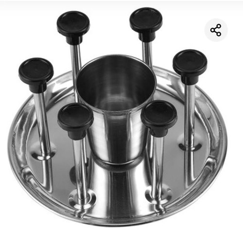 Stainless steel glass spoon - stainless,