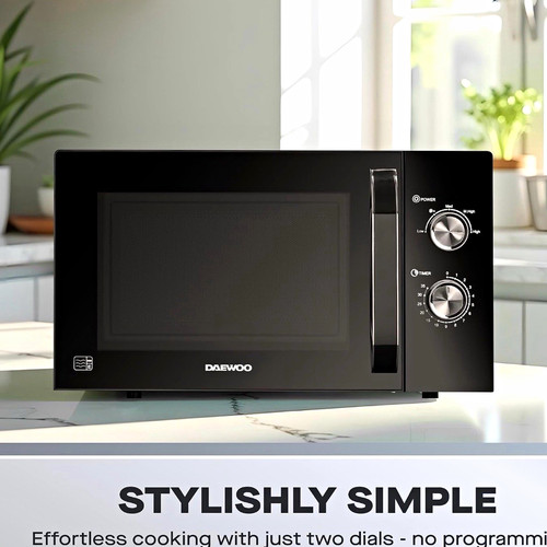 Daewoo 800w 23l black - daewoo,