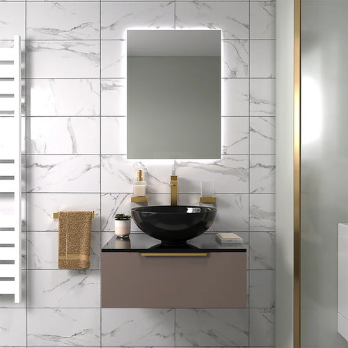 Jivana 600mm gold vanity unit - 600mm,