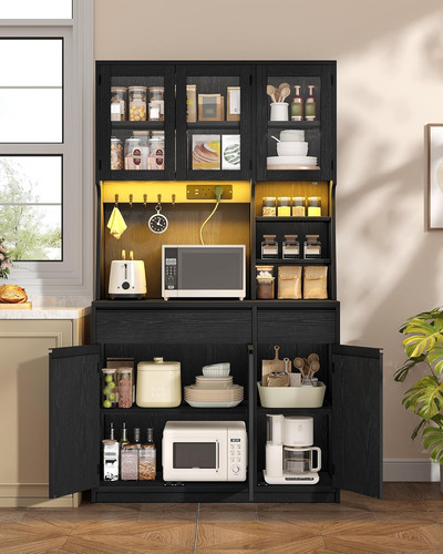 Kitchen cupboard with led - led, &