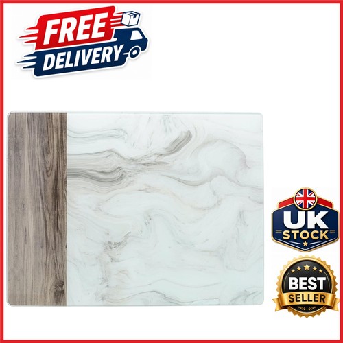 Glass worktop saver - worktop, white